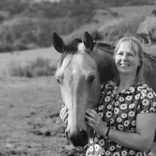 Emma with a horse